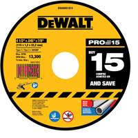 Metal Cutting Wheel for Angle Grinders, 4-1/2" x 0.045", 7/8" Arbor, Type 1, Aluminum Oxide Nuna Depot Inc.