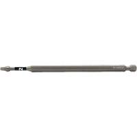 Impactech&reg; Power Bit, Square, #2 Tip, 1/4" Drive Size, 6" Length Nuna Depot Inc.