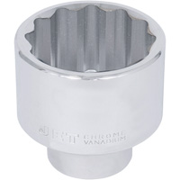 Chrome Socket, 50 mm, 1" Drive, 12 Points Nuna Depot Inc.