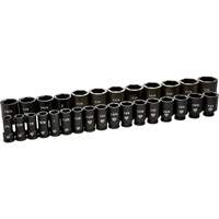 Jeu de douilles SAE &agrave; 6 pans, 29 Mcx, Chocs, Prise de 3/4", Profond Nuna Depot Inc.