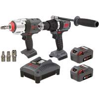 Hammer Drill & Impact Wrench Combo Kit, Lithium-Ion, 20 V Nuna Depot Inc.