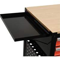 Utility Cart, 4 Drawers, Black/Orange Nuna Depot Inc.