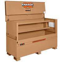 Model 90 Piano Box with Padlock, 72" W x 30" D x 49" H, Tan Nuna Depot Inc.