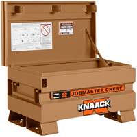Model 32 Jobsite Chest with Padlock, 32" x 19" x 19", Steel, Tan Nuna Depot Inc.