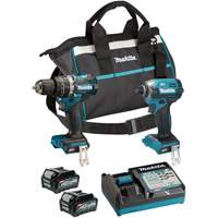 Ensemble doutils sans fil 40?Vmax XGT &agrave; moteur sans balais : visseuse &agrave; chocs et perceuse-visseuse &agrave; percussion, Lithium-ion, 40 V Nuna Depot Inc.