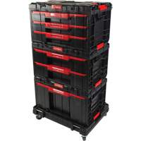 Socle roulant Arx avec jeu de roulettes pivotantes 4 mcx, 23-1/10" x 15" x 22-1/2", Noir Nuna Depot Inc.