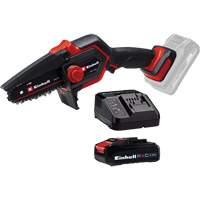 Scie &agrave; chaîne d'&eacute;lagage compacte sans fil avec batterie 2,5 Ah et ensemble de d&eacute;part de chargeur, 6", &agrave; pile, 18 V Nuna Depot Inc.