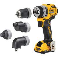 XTREME Brushless Cordless 5-in-1 Drill/Driver Kit, Lithium-Ion, 12 V, 3/8" Chuck Nuna Depot Inc.