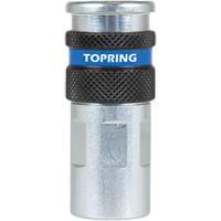 QUIKSILVER 2 Industrial Quick Coupler, Zinc-Plated Steel, 1/4", Female NPT, 362 PSI Nuna Depot Inc.