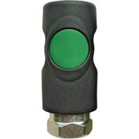 TOPQUIK S1 Ultraflo 7.8 mm Quick Coupler, Polyester Composite/Stainless Steel, 1/4", Female NPT, 174 PSI Nuna Depot Inc.