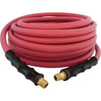 MAXPRO Rubber Hose, Air/Water, EPDM Rubber/Polyester, 3/8" dia. x 50', 300 psi, 1/4 NPT Nuna Depot Inc.