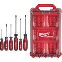 Cushion Grip Screwdrivers Set with PACKOUT Low-Profile Compact Organizer, 6 Pcs. Nuna Depot Inc.