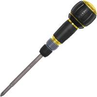 Tournevis &agrave; cliquet Fastbit Tru-Grip, embouts Phillips et &agrave; fente, 8-1/2" lo, Prise Plastique/Coussin&eacute;e Nuna Depot Inc.