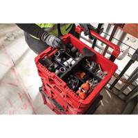 Bac &agrave; profil bas PACKOUT, 15" x 18-5/8" x 6-5/8", Noir/Rouge Nuna Depot Inc.