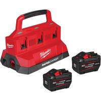 M18 Forge Starter Kit with 2 Batteries & 6-Bay Rapid Charger, Lithium-Ion, 18 V, 12 Ah Nuna Depot Inc.