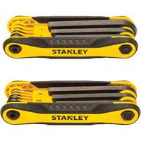 2-Piece Durable Folding Hex Keys, 8 Pcs., Metric & Imperial Nuna Depot Inc.