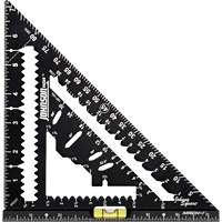 &eacute;querre de charpentier MACH-1 Smart Mark Johnny Square&reg; de 7-1/4 po avec fiole de niveau Nuna Depot Inc.