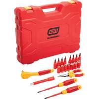 Jeu d'outils isol&eacute;s VDE &agrave; prise 3/8", 1000 V, 20 M Nuna Depot Inc.