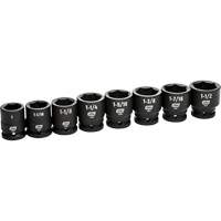 Jeu de douilles SAE &agrave; 6 pans, 8 Mcx, Chocs, Prise de 3/4" Nuna Depot Inc.