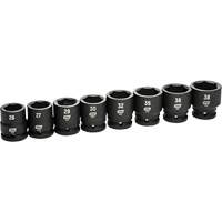 Jeu de douilles m&eacute;triques &agrave; 6 pans, 8 Mcx, Chocs, Prise de 3/4" Nuna Depot Inc.