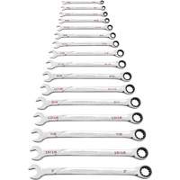 Jeu de cl&eacute;s SAE 120XP Universal Spline XL, Combinaison &agrave; cliquet, 16 morceaux, Imp&eacute;rial Nuna Depot Inc.
