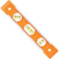 Niveau torpille, 9" lo, Plastique, 3 fioles, Magn&eacute;tique Nuna Depot Inc.