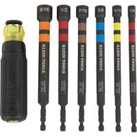 6-Piece Hollow Ratcheting Power Nut Driver Set, 1/4''/5/16''/3/8''/7/16''/1/2''/9/16'' Tip, 1/4" Drive, 6.3" L, Magnetic Nuna Depot Inc.