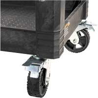 Chariot utilitaire MODbox, 0 tiroirs, 44-63/100" lo x 25-1/2" la x 39" h, Noir Nuna Depot Inc.