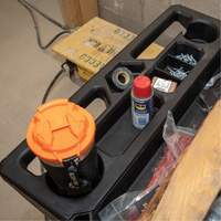 Chariot utilitaire MODbox, 0 tiroirs, 44-63/100" lo x 25-1/2" la x 39" h, Noir Nuna Depot Inc.