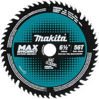 Carbide-Tipped Max Efficiency Cordless Plunge Saw Blade, 6-1/2", 56 Teeth, Laminate/Wood/MDF Use Nuna Depot Inc.