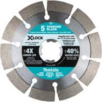 Lame diamant segment&eacute;e X-LOCK pour la coupe de maçonnerie Nuna Depot Inc.