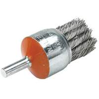 Mounted Knot-Twisted Wire Brush, 1-1/8" Dia., 0.02" Wire Dia., 1/4" Shank Nuna Depot Inc.