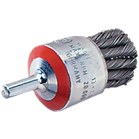 Mounted Knot-Twisted Wire Brush, 1-1/8" Dia., 0.02" Wire Dia., 1/4" Shank Nuna Depot Inc.