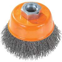 Brosse coupe avec soies m&eacute;talliques ondul&eacute;es et anneau Nuna Depot Inc.