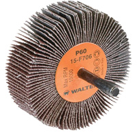 Flap Wheels-Coolcut Flap Wheels, Aluminum Oxide, 60 Grit, 3" x 1" x 1/4" Nuna Depot Inc.