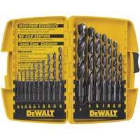 Jobber Drill Bit Set, 17 Pieces, High Speed Steel Nuna Depot Inc.