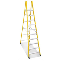 Industrial Heavy-Duty Platform Stepladders (6500 Series), 12', 300 lbs. Cap. Nuna Depot Inc.