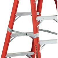 6600 AA Series Industrial Extra Heavy-Duty 2-Way Stepladders, Fibreglass, 375 lbs. Capacity, 4' Nuna Depot Inc.