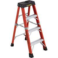 Industrial Extra Heavy-Duty Stepladders (6800 AA Series), 4', Fibreglass, 375 lbs. Capacity, Type 1AA Nuna Depot Inc.
