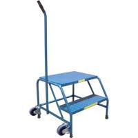 Escabeaux roulants Tilt-N-Roll, 2 marche(s), 24" l x 29" la x 19" h, Capacit&eacute; 300 lb Nuna Depot Inc.