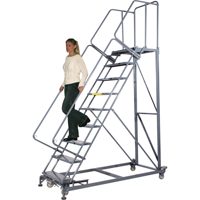 &eacute;chelles robustes en angle d'escalier, 5 marches, Perfor&eacute;, Inclinaison 50°, Hauteur 50" Nuna Depot Inc.