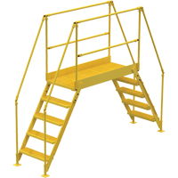 Crossover Ladder, 115-1/2" Overall Span, 50" H x 60" D, 24" Step Width Nuna Depot Inc.