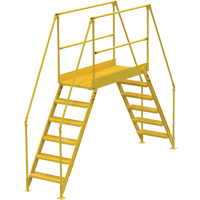 Crossover Ladder, 128" Overall Span, 60" H x 60" D, 24" Step Width Nuna Depot Inc.