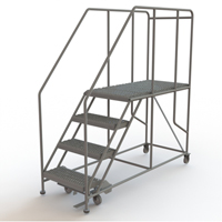 Plateforme de travail mobile, Acier, 4 Marches, 40" ha, 47" p, 24" Marche, Stri&eacute; Nuna Depot Inc.
