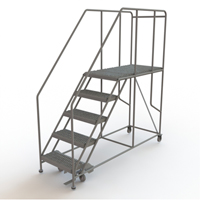 Plateforme de travail mobile, Acier, 5 Marches, 50" ha, 47" p, 24" Marche, Stri&eacute; Nuna Depot Inc.