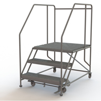 Plateforme de travail mobile, Acier, 3 Marches, 30" ha, 36" p, 36" Marche, Stri&eacute; Nuna Depot Inc.