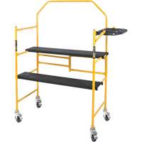 nsemble d'&eacute;chafaudage &agrave; montant de s&eacute;curit&eacute; & tablette pour outils de 4' Jobsite Series, Cadre Acier, 49-1/2" p x 57-3/4" h Nuna Depot Inc.