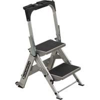 Tilt & Roll Step Stool Ladder, 2 Steps, 23" x 21" x 34.50" High Nuna Depot Inc.