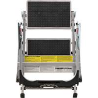Tilt & Roll Step Stool Ladder, 2 Steps, 23" x 21" x 34.50" High Nuna Depot Inc.