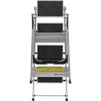 Tilt & Roll Step Stool Ladder, 4 Steps, 44.25" x 22.13" x 59" High Nuna Depot Inc.